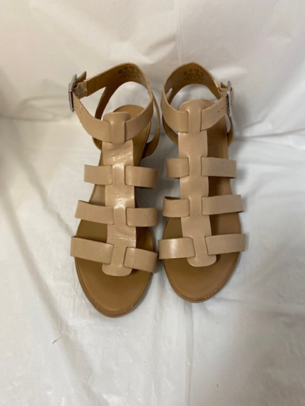 Franco Sarto-Deena Strappy Gladiator Wedge Sandal, Women's size 9M